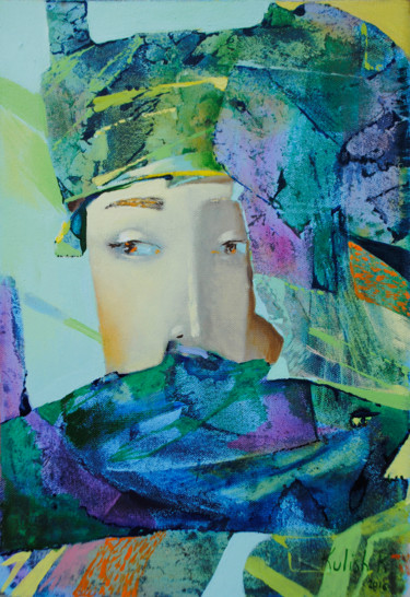 Картина под названием "Wrapped waves" - Kate Kulish, Подлинное произведение искусства, Масло
