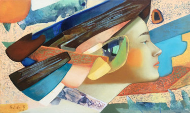Картина под названием "Looking forward" - Kate Kulish, Подлинное произведение искусства, Масло
