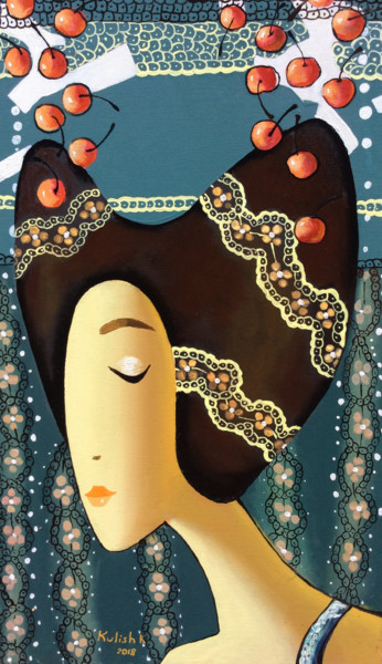 Картина под названием "Miss fortune" - Kate Kulish, Подлинное произведение искусства, Масло