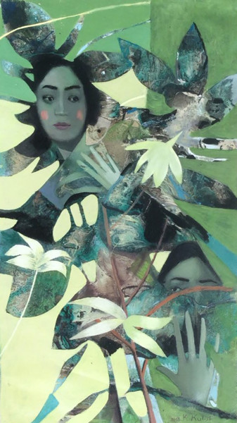 Картина под названием "Bali's life" - Kate Kulish, Подлинное произведение искусства, Масло