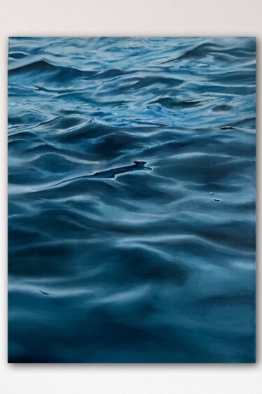 Картина под названием "Smooth surface" - Kate Samsoniuk, Подлинное произведение искусства, Масло