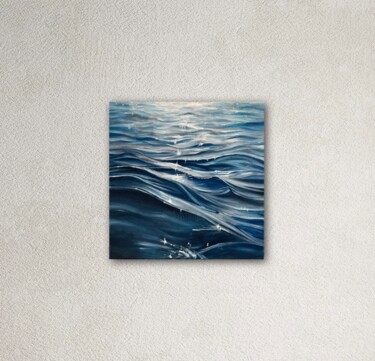 Malerei mit dem Titel "Tranquil waters" von Kate Samsoniuk, Original-Kunstwerk, Öl