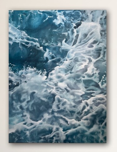 Картина под названием "Melody Wave" - Kate Samsoniuk, Подлинное произведение искусства, Масло