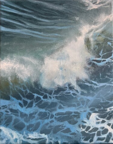 Schilderij getiteld "Ocean Dream" door Kate Samsoniuk, Origineel Kunstwerk, Olie