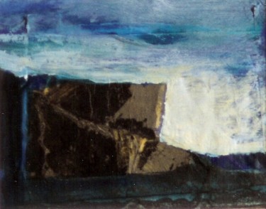 Painting titled "Cliff" by Kate Kirby, Original Artwork