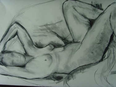 Drawing titled "Life Drawing 7" by Kate Kirby, Original Artwork