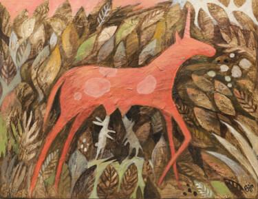 Картина под названием "Forces to live" - Katerina Bim, Подлинное произведение искусства, Акрил Установлен на Деревянная рама…