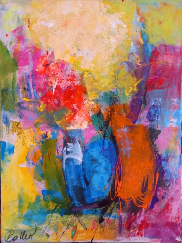 Картина под названием "Kogdaжеkogda" - Katerina Galle, Подлинное произведение искусства, Цветные карандаши