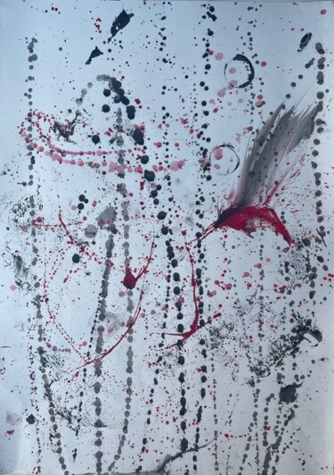 Peinture intitulée "Полёт или «The Abse…" par Katerina Shaliapina, Œuvre d'art originale, Acrylique