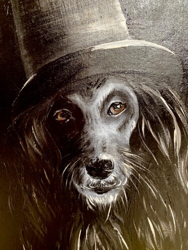 Peinture intitulée "Custom dog painting…" par Katerina Shata, Œuvre d'art originale, Acrylique