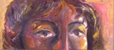 Painting titled ". eyes ." by Katerina, Original Artwork, Oil
