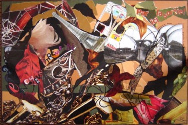Peinture intitulée "Enchevetrement" par Katerina, Œuvre d'art originale, Huile