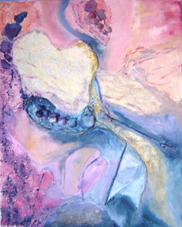 Painting titled "Sirene" by Katerina, Original Artwork, Oil