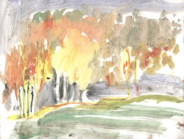 Рисунок под названием "autumn" - Katya Raevskaya, Подлинное произведение искусства