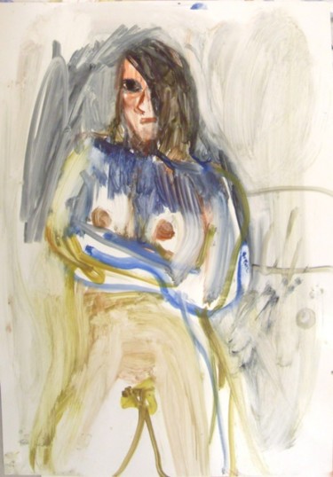 Рисунок под названием "nude 1" - Katya Raevskaya, Подлинное произведение искусства