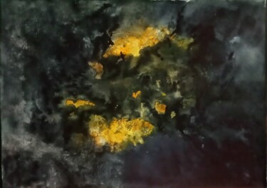 Картина под названием "Свет сквозь тьму" - Kateryna Bakumenko, Подлинное произведение искусства, Акварель