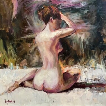 Pittura intitolato "Nudity" da Kateryna Krivchach, Opera d'arte originale, Olio