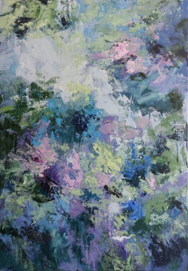 Peinture intitulée "The smell of spring" par Kateryna Solodka (Katia Solodka), Œuvre d'art originale, Acrylique Monté sur Ch…