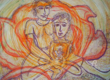 Painting titled "The healing power o…" by Katharina Wolter, Original Artwork