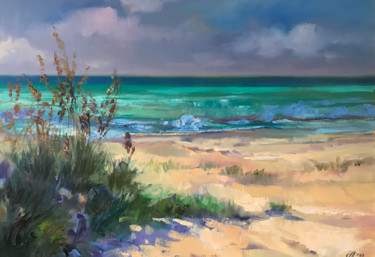 Painting titled "North Sea Breeze" by Katharina Valeeva, Original Artwork, Oil