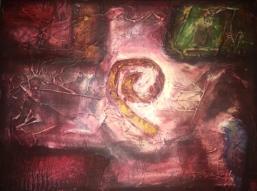 Painting titled "Spiral" by Katherine Hechavarría Hechavarría, Original Artwork, Acrylic