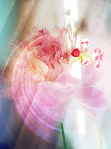 Arts numériques intitulée "The flower dreams 2…" par Katherine Lee, Œuvre d'art originale, Travail numérique 2D