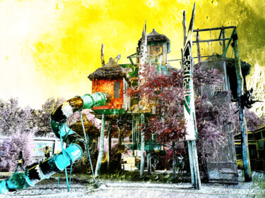 Digital Arts titled "the game house" by Katherine Lee, Original Artwork, 2D Digital Work
