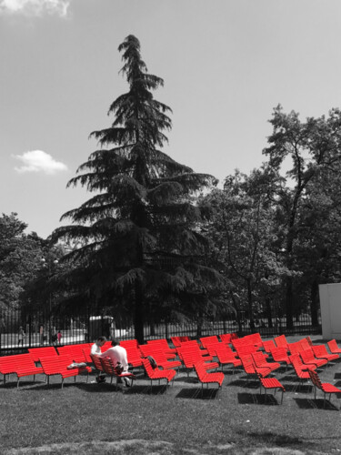数字艺术 标题为“the red chair” 由Katherine Lee, 原创艺术品, 2D数字工作
