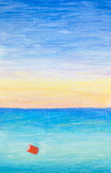 Drawing titled "Sunrise Interrupted" by Katherine Pieniazek, Original Artwork, Pastel
