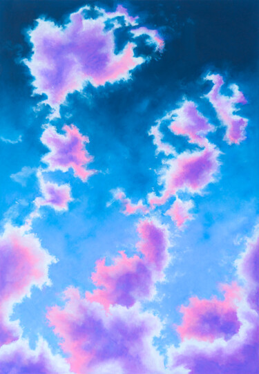 "Sky at Night #2" başlıklı Tablo Katherine Pieniazek tarafından, Orijinal sanat, Pastel