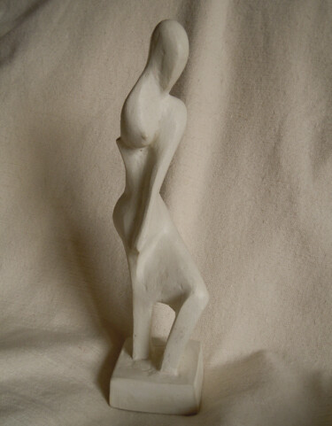 Sculpture titled "mujer" by Kathy Leoni, Original Artwork, Stone