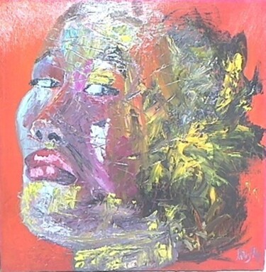 Pintura titulada "Te veo" por Kathy Marín, Obra de arte original, Oleo
