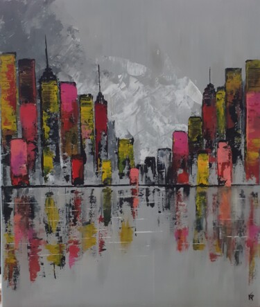 绘画 标题为“Manhattan” 由Kathypic, 原创艺术品, 丙烯