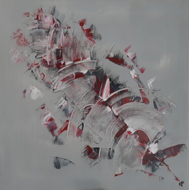 Peinture intitulée "Red light" par Kathypic, Œuvre d'art originale, Acrylique