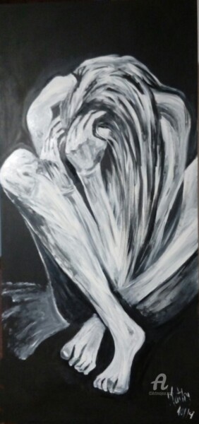 Painting titled "Imposible pero cier…" by Kathy Marín, Original Artwork, Oil