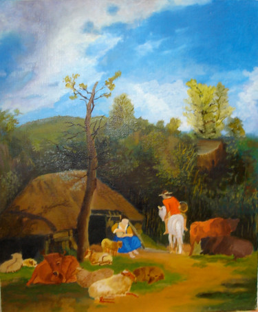 Pintura intitulada "Van de Velde" por Katia De Carvalho, Obras de arte originais, Óleo