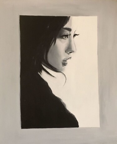 Painting titled "Asami" by Katia Slessareff, Original Artwork, Oil