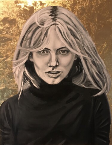 Peinture intitulée "Bianca" par Katia Slessareff, Œuvre d'art originale, Huile
