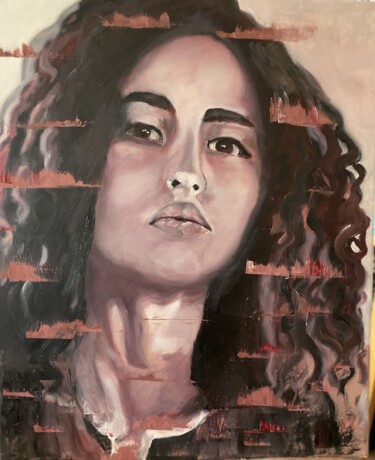 Painting titled "Rachel" by Katia Slessareff, Original Artwork, Oil