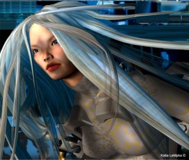 Digital Arts titled "Miss Sci Fi 2009" by Katia Lempka, Original Artwork