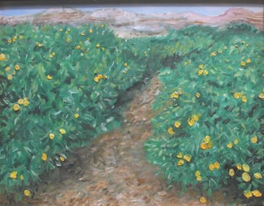 Painting titled "lemon grove" by Katie O'Looney, Original Artwork