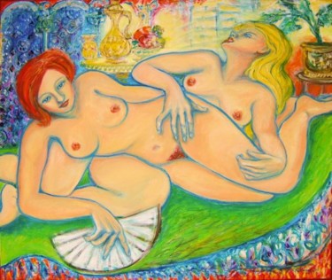 Painting titled "Erotic Year Constel…" by Katerina Koehlerova, Original Artwork