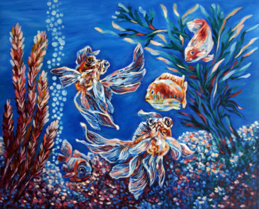 Painting titled "undersea.jpg" by Katreen Queen, Original Artwork