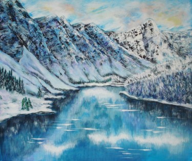 Painting titled "snow-in-november.jpg" by Katreen Queen, Original Artwork