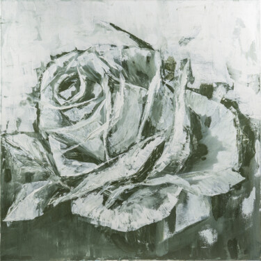 Peinture intitulée "Flowers. The tea ro…" par Katrin Appleseen, Œuvre d'art originale, Acrylique