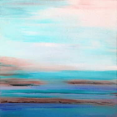Painting titled "sea abstraction" by Katrin Gergert, Original Artwork, Acrylic