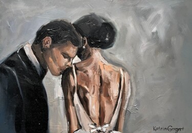 Pittura intitolato "love her" da Katrin Gergert, Opera d'arte originale, Olio Montato su Telaio per barella in legno