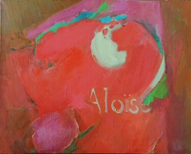 Pintura intitulada "Aloise" por Katrin Rymsha, Obras de arte originais, Óleo Montado em Painel de madeira