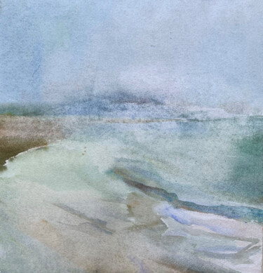 Pittura intitolato "High tide" da Katrin Rymsha, Opera d'arte originale, Acquarello