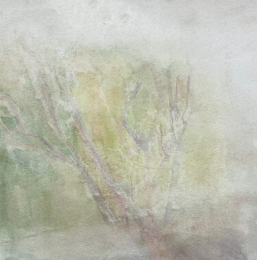 Картина под названием "White Dew" - Katrin Rymsha, Подлинное произведение искусства, Акварель